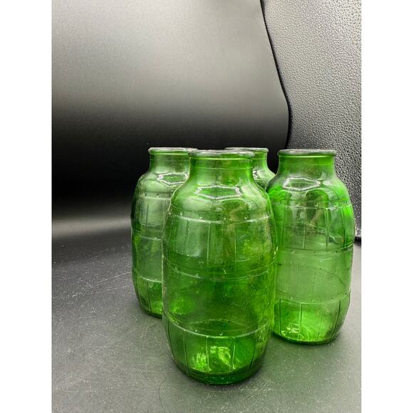 4 Vintage Mickey’s Barrel Bottles - Green (1973) - great condition - Picture 7 of 8